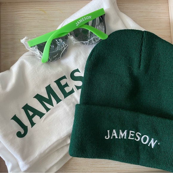Jameson logo beanie, sunglasses and racerback tank top - Picture 3 of 3